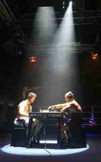 Perspiration meets inspiration? In chessboxing, both sports are stages in the boxing ring.